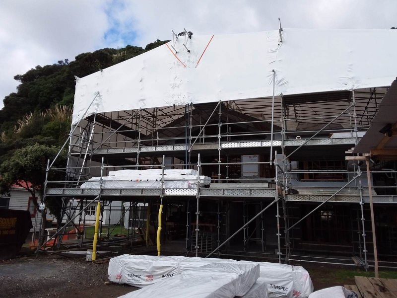 Residential Scaffolders Hamilton Waikato and throughout the Bay of Plenty.